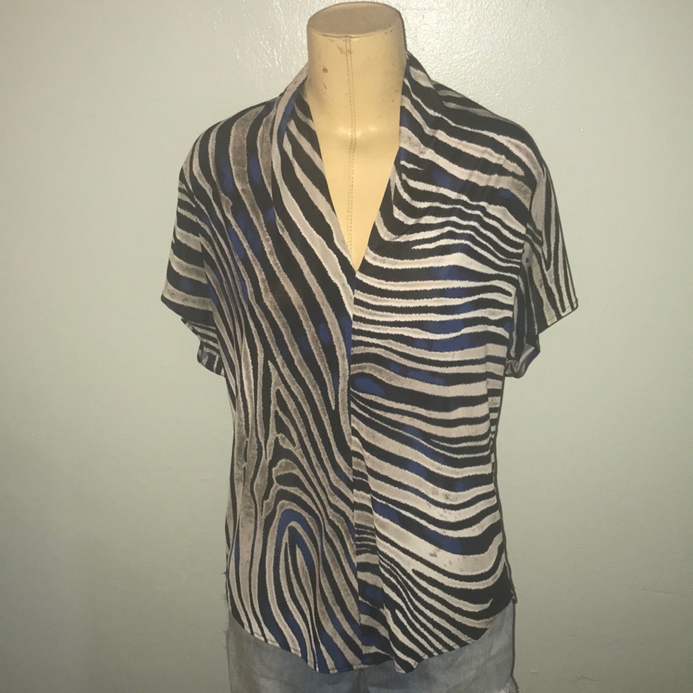 Zebra printed blouse